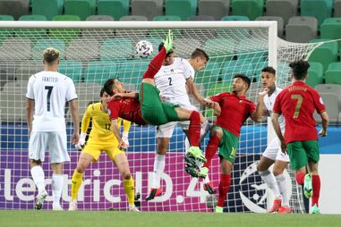 Golo de Dany Mota no jogo contra Itália