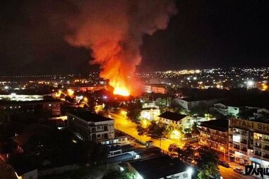 Incendio centro comercial Moçambique