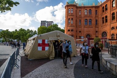 pandemia, testes à covid