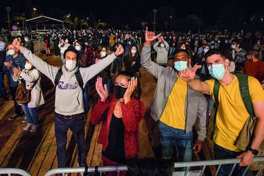 Milhares de pessoas participaram nos quatro eventos-teste realizados em abril e maio no País