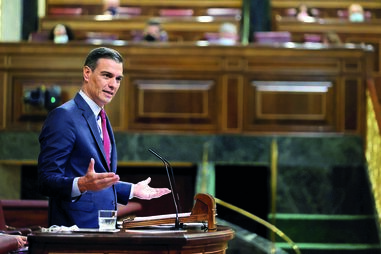 Sánchez defendeu os indultos aos separatistas catalães invocando o espírito de concórdia da Constituição espanhola 
