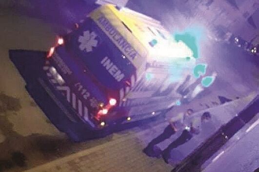 Socorro no local do alegado crime