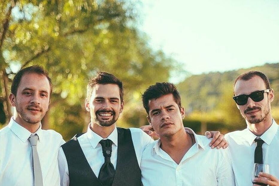Ivo Lucas com os amigos
