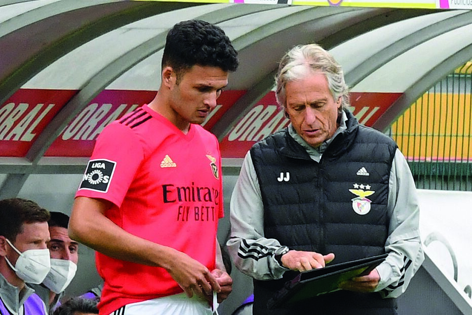 Gonçalo Ramos é um dos jovens do plantel com quem Jorge Jesus conta para a próxima época
