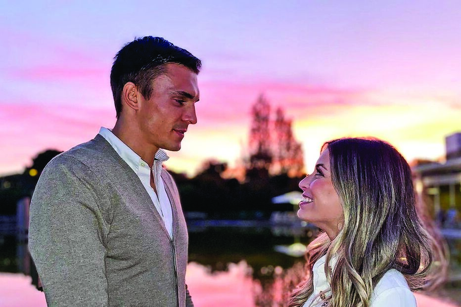 João Palhinha e Patrícia Palhares mostram-se muito apaixonados    