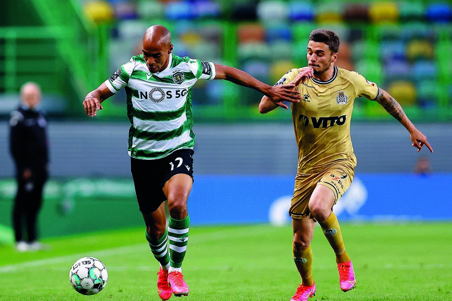 João Mário (à esquerda) foi um das principais figuras do Sporting, nesta época