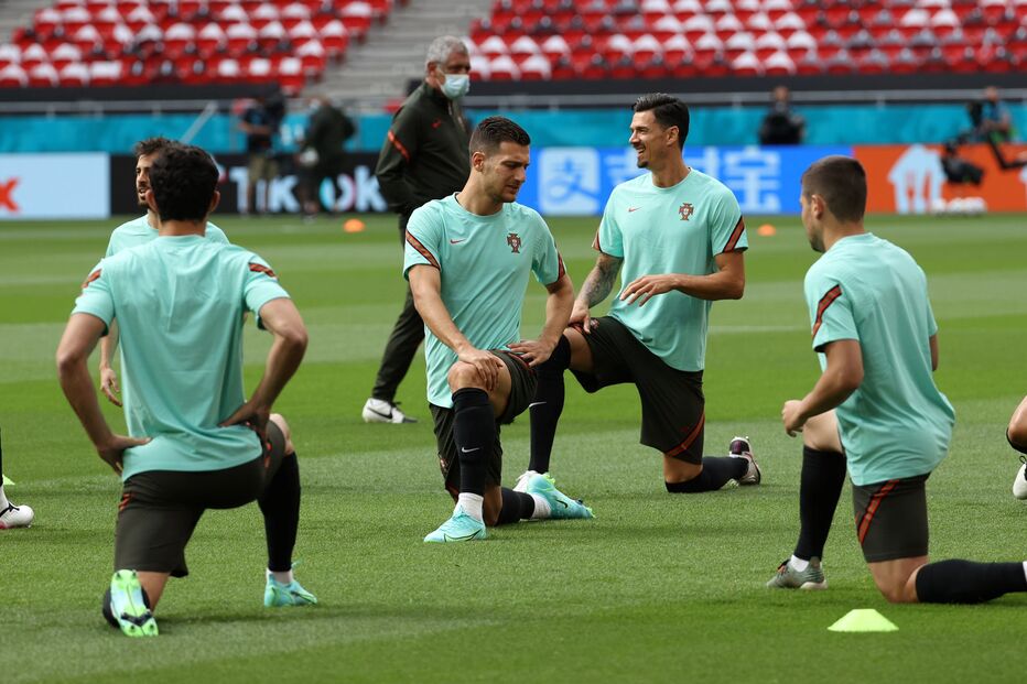 Seleção portuguesa treina na Hungria