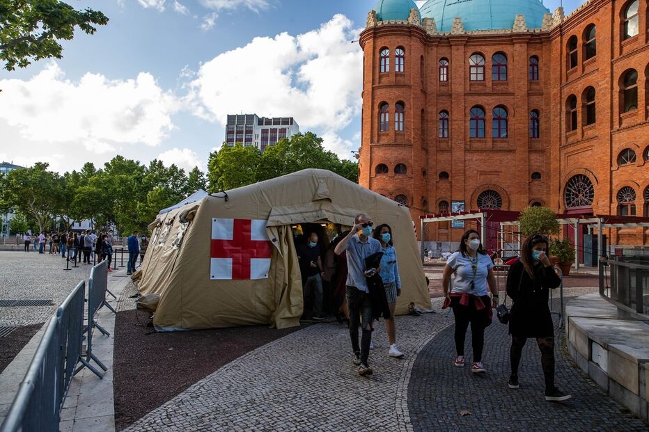 pandemia, testes à covid