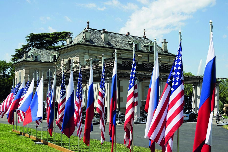 palacete La Grange, nas margens do lago Leman