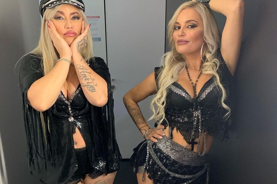 Ruth Marlene e a irmã, Jéssica Portugal