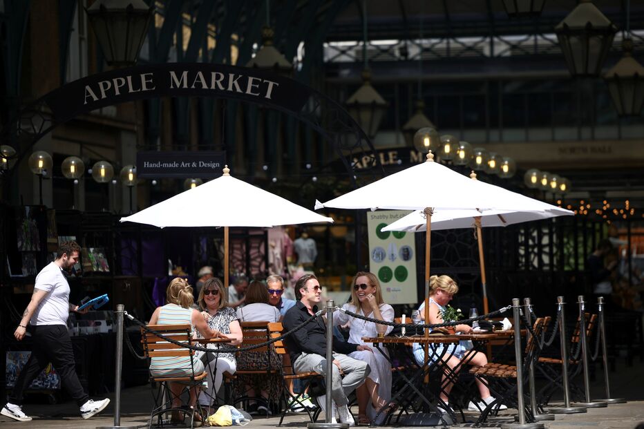 Esplanadas no Reino Unido durante pandemia da Covid-19