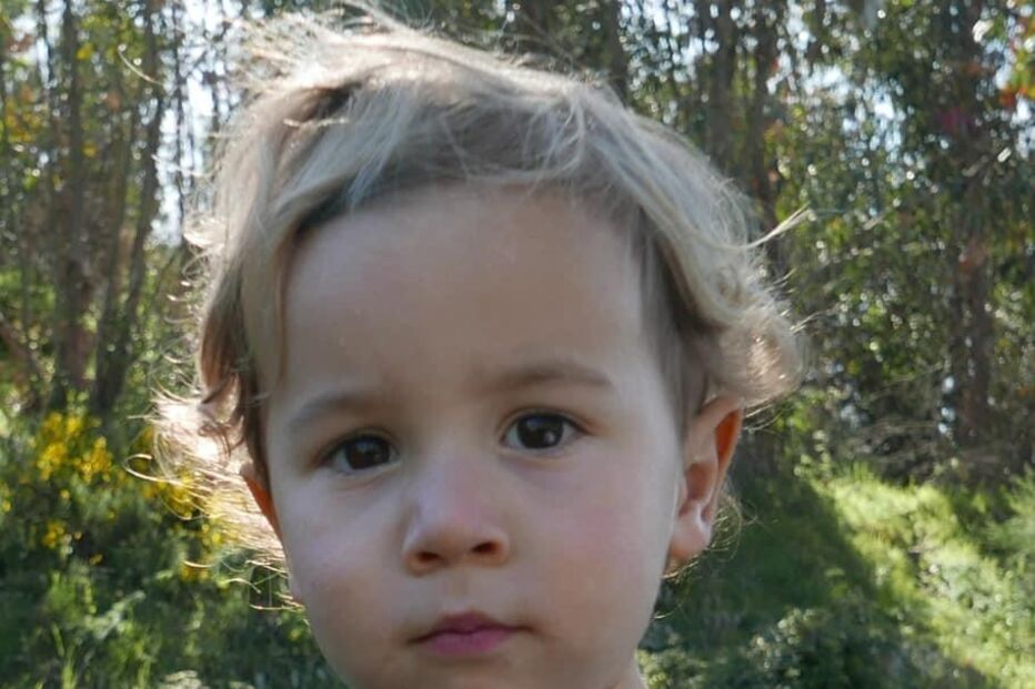 Noah tem dois anos e meio. Um caso raro de sobrevivência