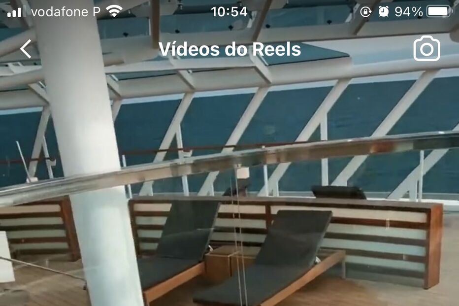 Fernanda Serrano num cruzeiro