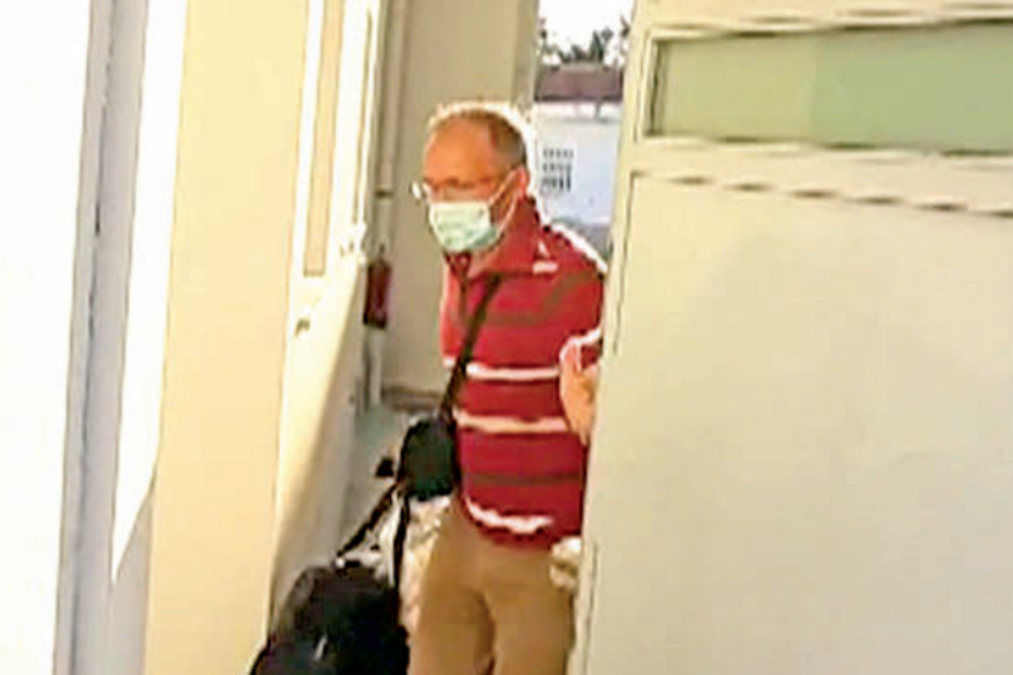 António Costa no dia em que regressou à cadeia de Évora, após três dias em liberdade. Chegou três horas mais cedo que o previsto 