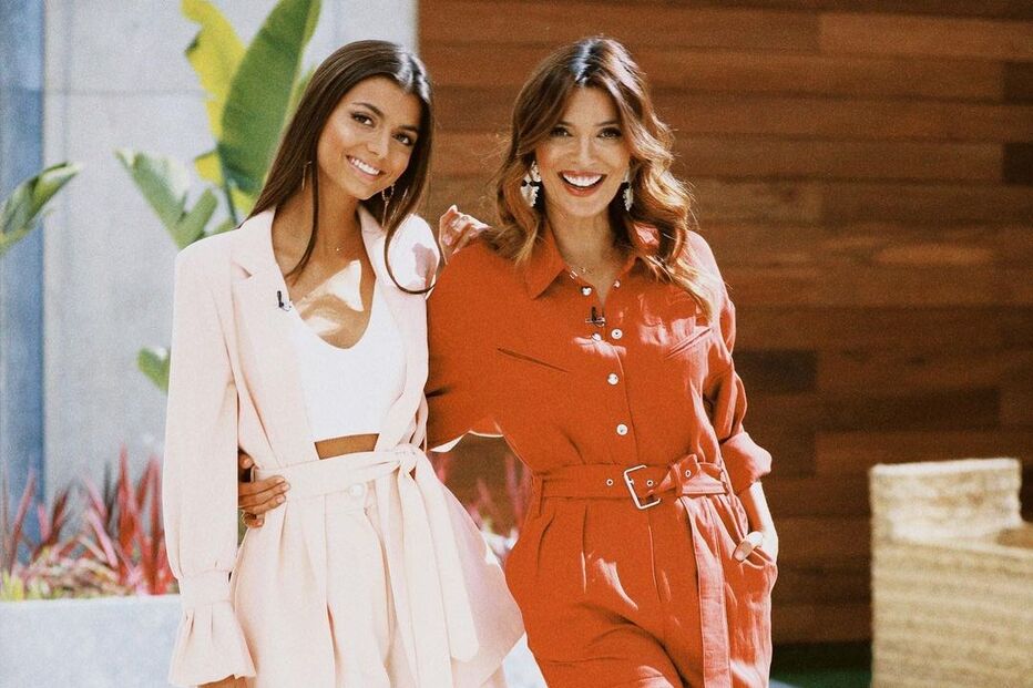 Maria Cerqueira Gomes e a filha