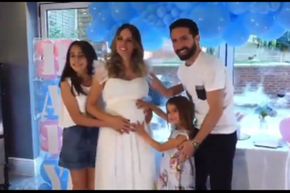 João Moutinho e a família