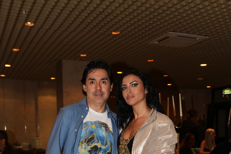 Pedro Soa e a namorada