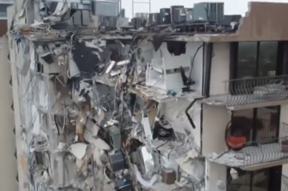 Novas imagens mostram nível de destruição causada por desabamento de prédio