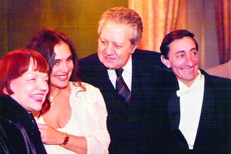 Carlos Miguel, Beatriz Costa, Regina Duarte e Mário Soares