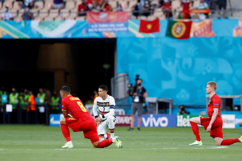 Portugal, Bélgica, gesto, racismo, Euro 2020