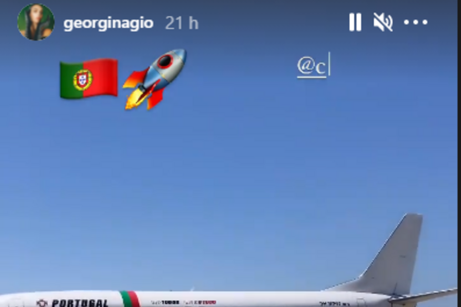 Georgina Rodríguez mostra jato da Seleção