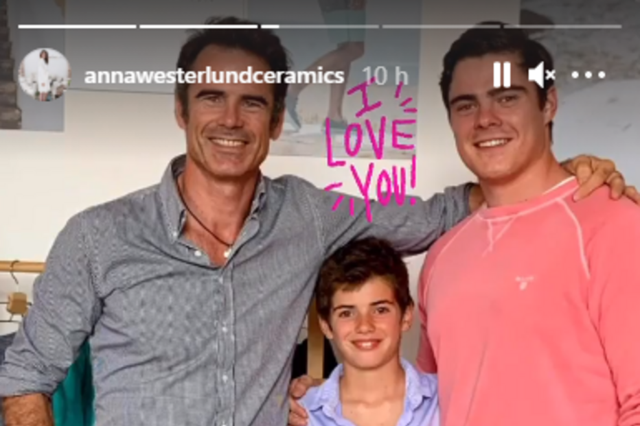 Pedro Lima e os filhos