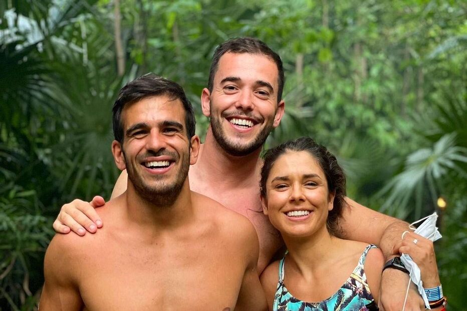 André Santos, Sara Veloso e um amigo