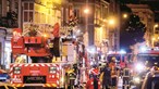 Entulho causa incêndio com dois mortos e 11 feridos em Lisboa