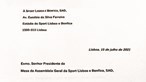 Leia a carta de demissão de Luís Filipe Vieira. Benfica já aceitou pedido