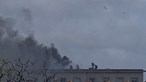 Incêndio no Palácio da Justiça no Porto