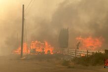aldeia, incêndio, Lytton