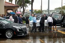 Marcus Guara, a mulher Ana e as duas filhas, Lucia e Emma, de 10 e 4 anos, respetivamente, foram homenageados por familiares e amigos