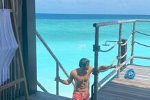 Kelly Bailey e Lourenço Ortigão nas Maldivas