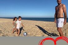 Rui Patrício com os filhos