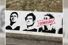 Tarja de demissão de Rui Costa