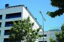 Prédio está localizado numa zona nobre da cidade de Leiria