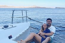 Bernardo Silva e a namorada Inês