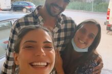 Carolina Carvalho nas gravações de 'A Serra'