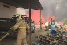 Combate às chamas em Monchique