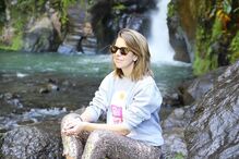 Ana Garcia Martins em férias