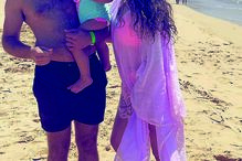 Katia Aveiro estava de férias na Madeira com a família