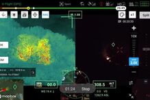 Drones da Forças Armadas detetaram, na madrugada desta quarta-feira, na ilha da Madeira, dois focos de incêndios florestais