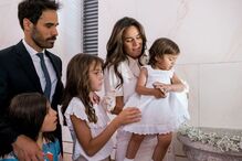 Batizado da filha de Cláudia Vieira