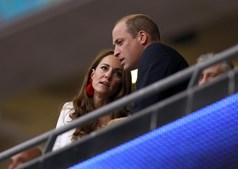 Príncipe William e Kate assistiram ao jogo da final do Euro 2020