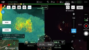 Drones da Forças Armadas detetaram, na madrugada desta quarta-feira, na ilha da Madeira, dois focos de incêndios florestais