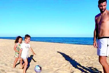 Rui Patrício com os filhos