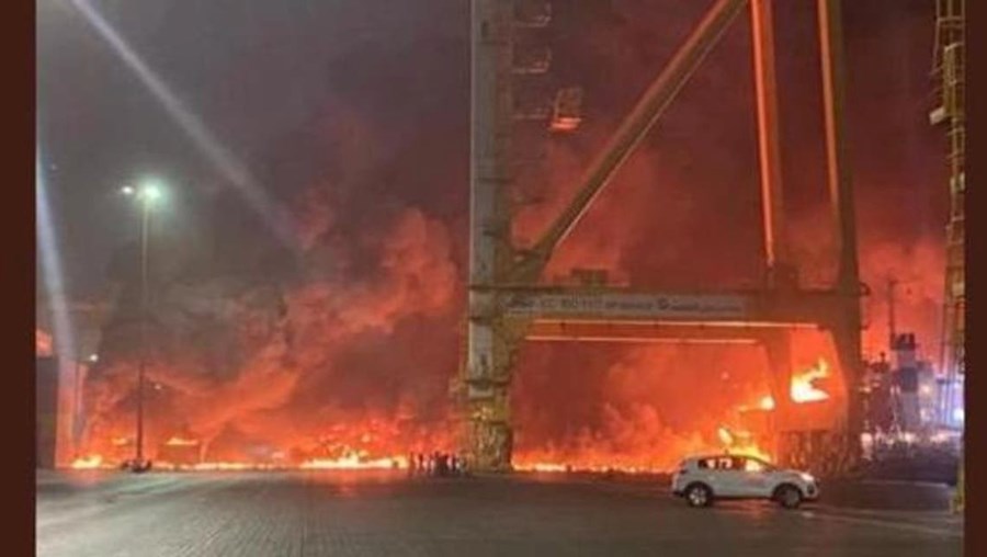 Forte explosão sentida junto ao porto do Dubai