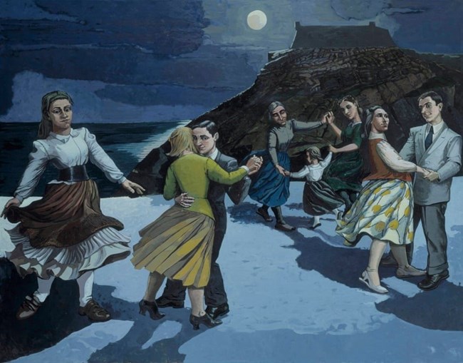 ‘O Baile’ (1988) é uma das obras de Paula Rego expostas em Londres