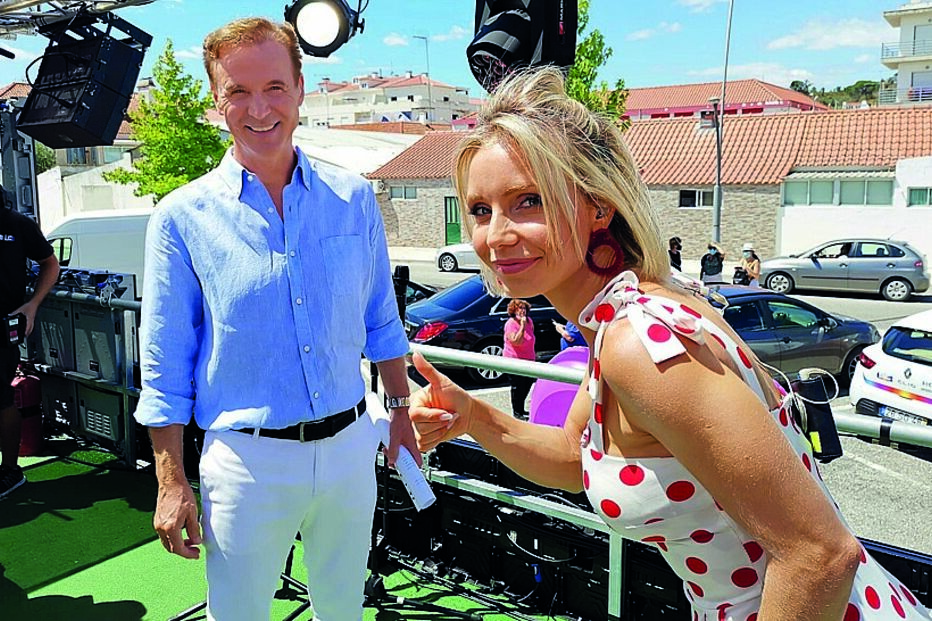 Emanuel e Luciana Abreu no ‘Domingão’, da SIC