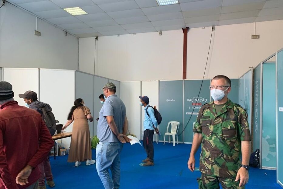 Forças armadas apoiam processo de vacinação Covid em Odemira